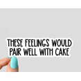 thumbnail image 1 of These Feelings Cake Sticker, 1 of 4