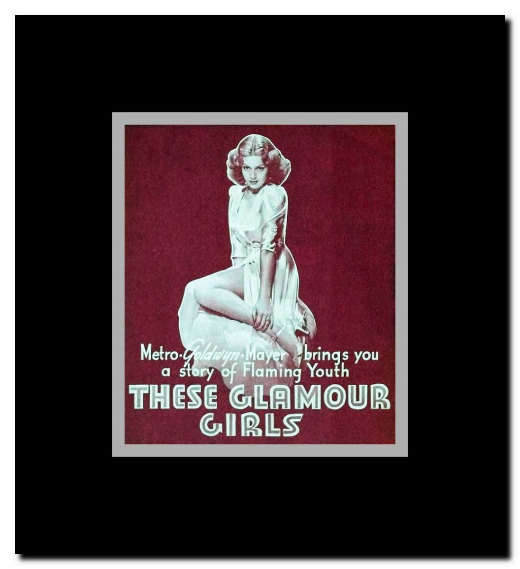 These Glamour Girls Framed Movie Poster