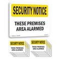 thumbnail image 1 of These Premises Are Alarmed OSHA Security Notice Rigid Plastic Sign 10 Inch x 7 Inch - 10 Pack, 1 of 8