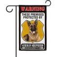 thumbnail image 1 of These Premises Protected by German Shepherd Garden Flag Dog Warning Welcome Yard Flag Sign Banner for Outside Farmhouse 12.5X18 Inch Double Side, 1 of 6