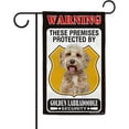 thumbnail image 1 of These Premises Protected by Golden Labradoodle Garden Flag Dog Warning Welcome Yard Flag Sign Banner for Outdoor Farmhouse 12.5X18 Inch Double Side, 1 of 6