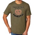 thumbnail image 1 of These Pretzels are Making Me Thirsty Men's TriBlend Tee Shirt, 4XL Coyote Brown, 1 of 3