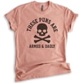 thumbnail image 1 of These Puns Are Armed & Dadly Shirt, Unisex Men's Shirt, Dad Shirt, Husband Shirt, Heather Sunset, XX-Large, 1 of 6