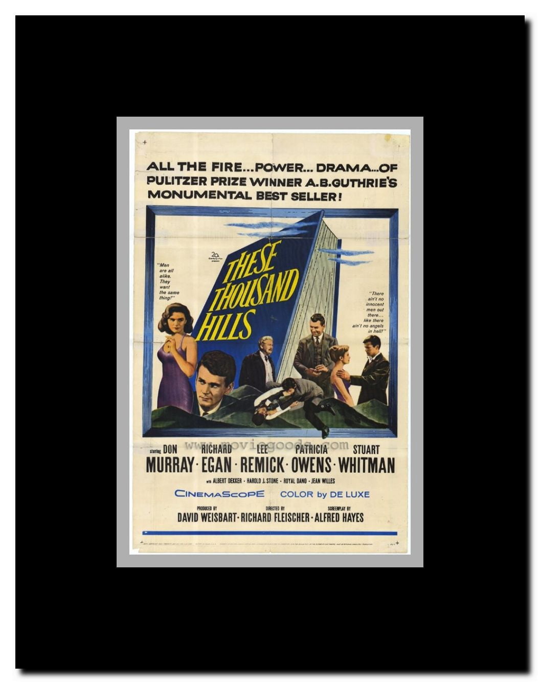 These Thousand Hills Framed Movie Poster