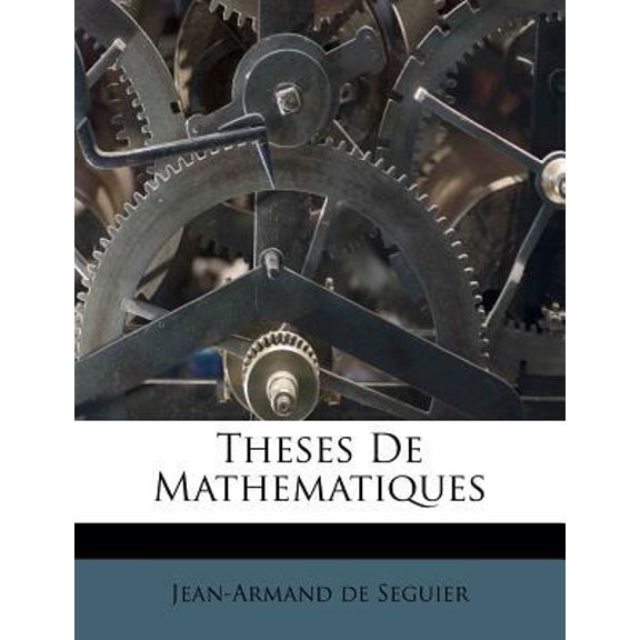 Theses de Mathematiques Paperback