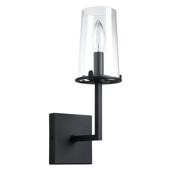 Thesis 206954A Jared 1 Light 5" Wide Bathroom Sconce - Black