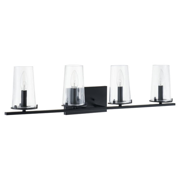 Thesis 206957A Jared 4 Light 32" Wide Vanity Light - Black