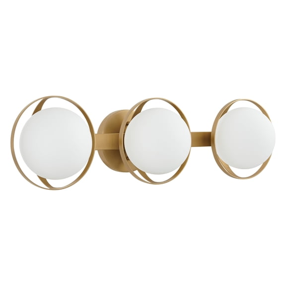 Thesis 206974A Parker 3 Light 24" Wide Vanity Light - Gold
