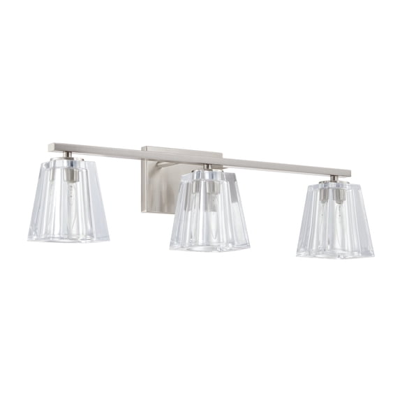 Thesis 206992A Valentin 3 Light 24" Wide Vanity Light - Nickel