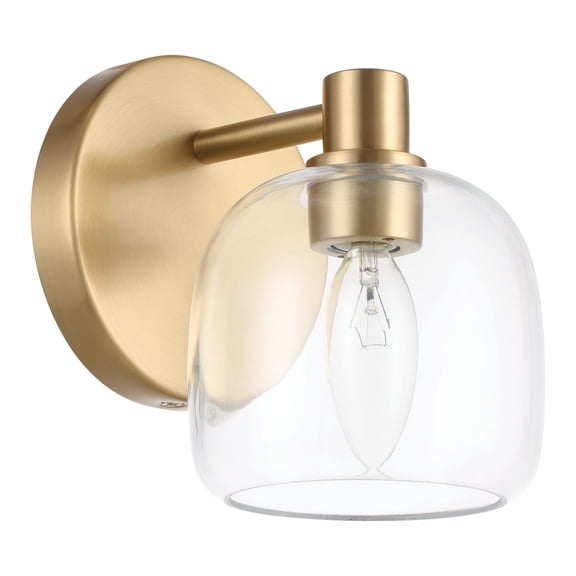 Thesis 206998A Valentina 1 Light 5" Wide Bathroom Sconce - Gold