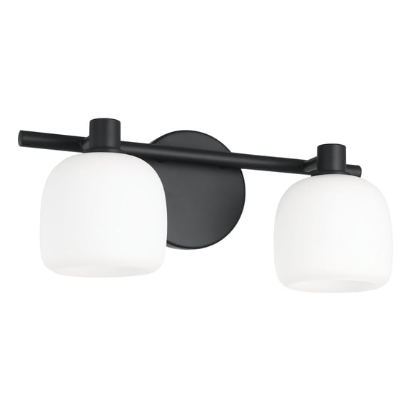 Thesis 207004A Valentina 2 Light 15" Wide Vanity Light - Black