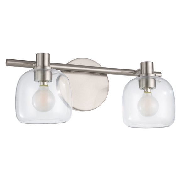Thesis 207007A Valentina 2 Light 15" Wide Vanity Light - Nickel