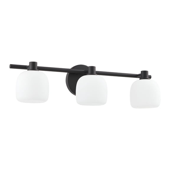Thesis 207011A Valentina 3 Light 24" Wide Vanity Light - Black