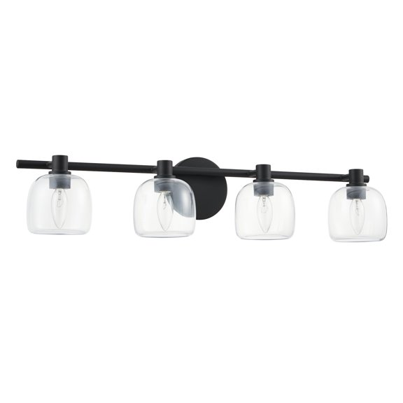 Thesis 207016A Valentina 4 Light 30" Wide Vanity Light - Black