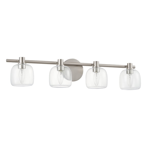 Thesis 207021A Valentina 4 Light 30" Wide Vanity Light - Nickel