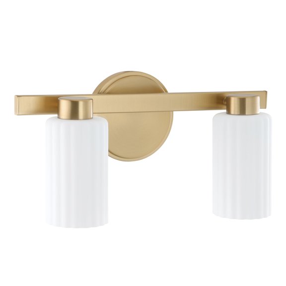 Thesis 207033A Bedminster 2 Light 15" Wide Vanity Light - Gold