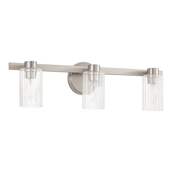 Thesis 207041A Bedminster 3 Light 24" Wide Vanity Light - Nickel