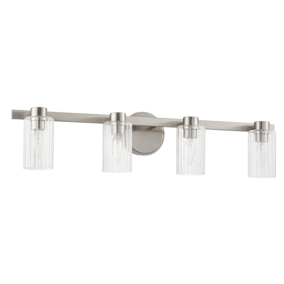 Thesis 207047A Bedminster 4 Light 31" Wide Vanity Light - Nickel