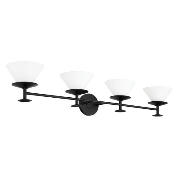 Thesis 207325A Tremolo 4 Light 42" Wide Vanity Light - Black