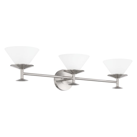 Thesis 207329A Tremolo 3 Light 33" Wide Vanity Light - Nickel