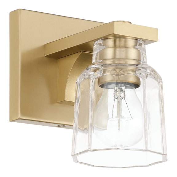 Thesis 207665A Dryden 1 Light 5" Wide Bathroom Sconce - Gold