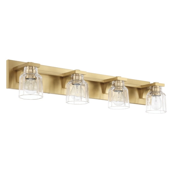 Thesis 207668A Dryden 4 Light 32" Wide Vanity Light - Gold