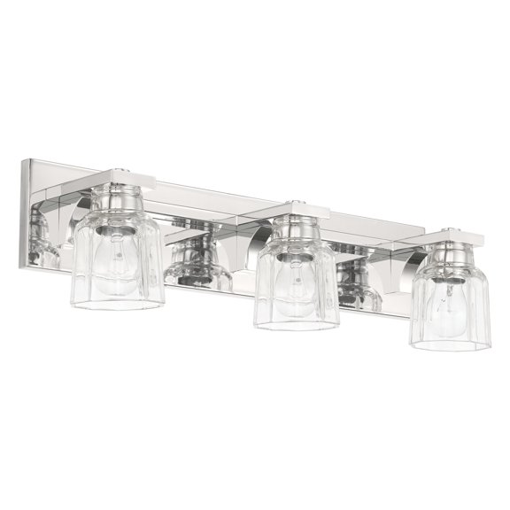 Thesis 207672A Dryden 3 Light 24" Wide Vanity Light - Nickel