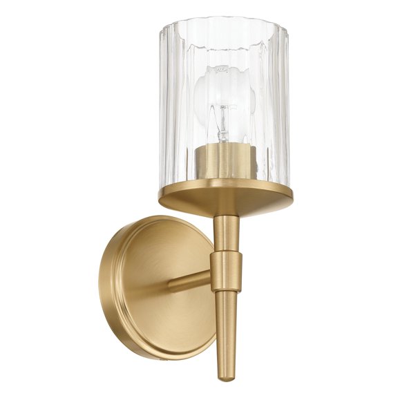 Thesis 207692A Andrea 1 Light 5" Wide Bathroom Sconce - Gold