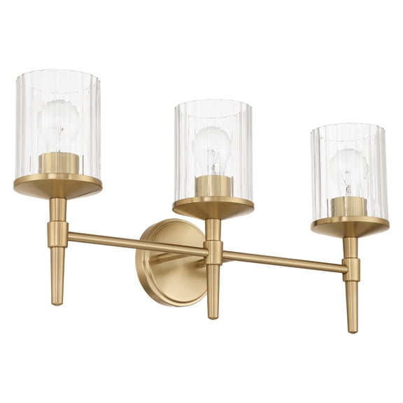 Thesis 207694A Andrea 3 Light 24" Wide Vanity Light - Gold