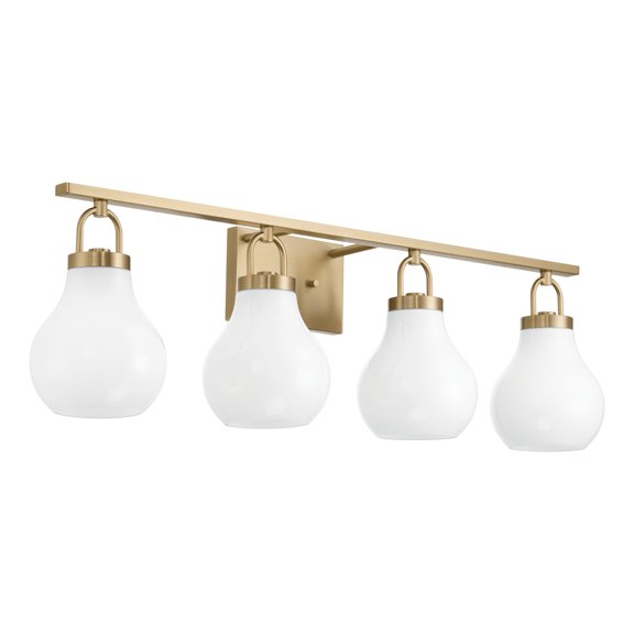 Thesis 207857A Mansfield 4 Light 34" Wide Vanity Light - Gold