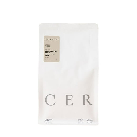Thesis - Roasted by Ceremony Coffee Roasters - Freshly Ground Coffee - 12 Ounce Bag