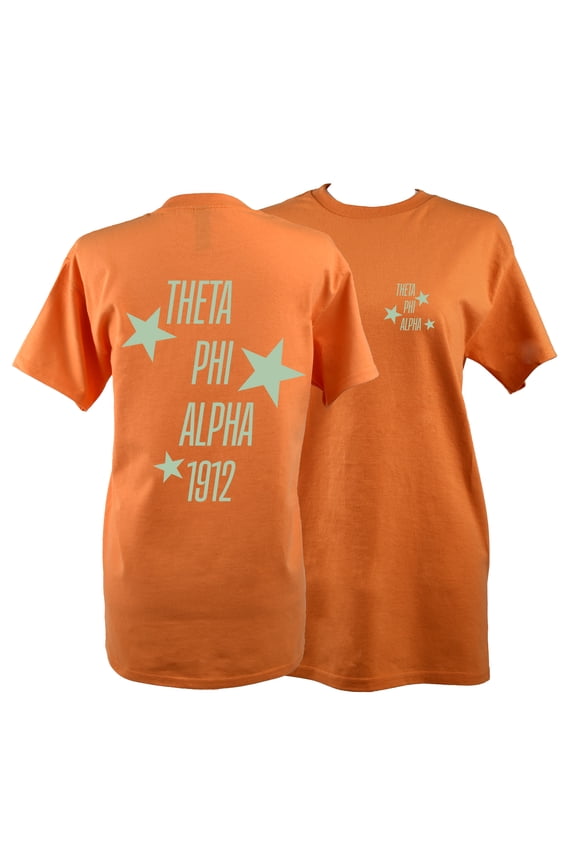 Theta Phi Alpha T-Shirt - Showgirl Design, 100% Cotton Soft T-Shirt, Size Medium