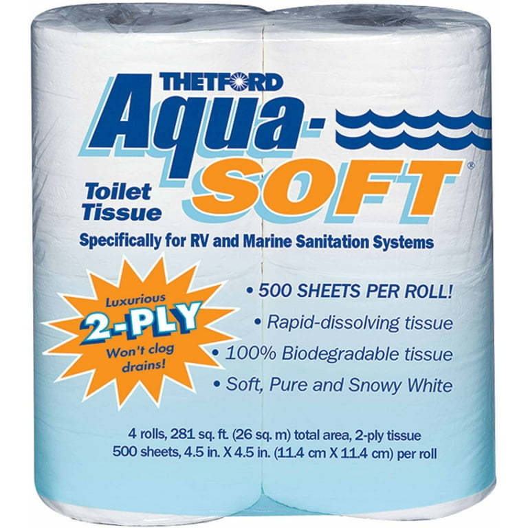 Thetford Toilet Paper Aqua Soft 4 Rolls