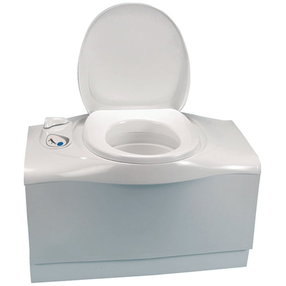 Thetford 32811 C402C 5.1 Gallon Electric Flush Cassette RV Toilet with Left Hand Flush