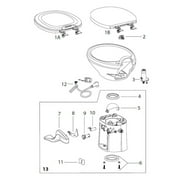 Thetford 34125 Nozzle for Aqua-Magic Style II Toilets - Bone