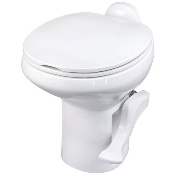 1 pack-Thetford 42058 Aqua Magic Style II High Profile Ceramic RV Toilet Without Water Saver - White