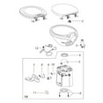 thumbnail image 1 of Thetford 42135 White, Style II Low Profile Toilet Base Kit RV Part, 1 of 2