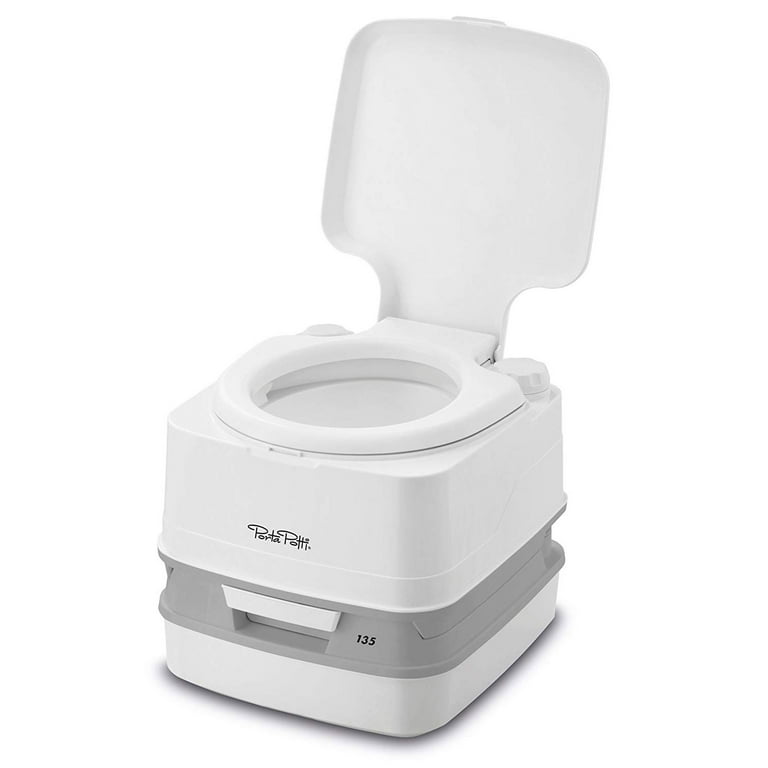 THETFORD Porta Potti 135, 2.6 Gal. Portable RV Toilet - White THETFORD Porta Potti 135, 2.6 Gal. Portable RV Toilet - White