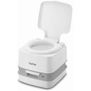 Thetford 92861 Porta Potti 135 White 2.6 Gallon Outdoor Toilet with Hold Down Kit