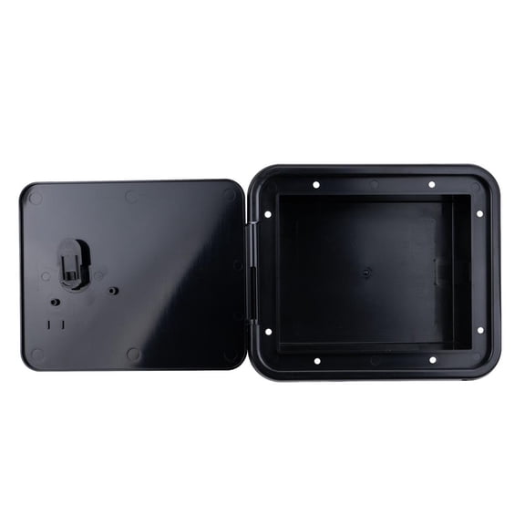 B&B Molders Multi-Purpose Fuel Hatch, Flat Back, Thumb Turn, Black