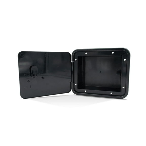 B&B Molders Multi-Purpose Fuel Hatch, Flat Back, Thumb Turn, Black