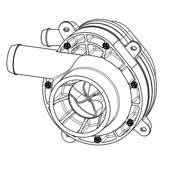 Thetford 97540 Macerator Pump Replacement for Sani-Con Turbo 500S, 12 Volt DC