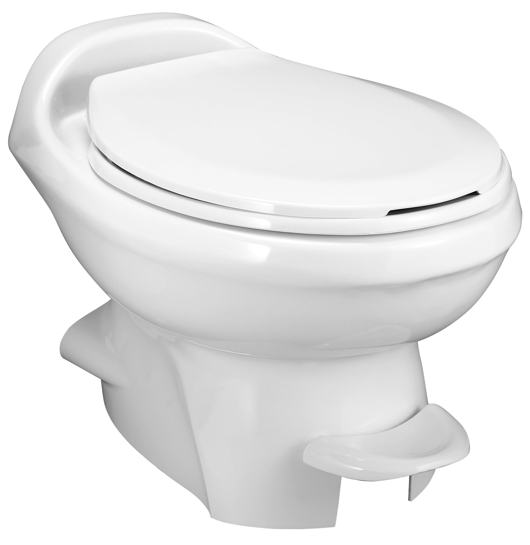 Thetford Aqua-Magic Style Plus Low Profile RV Toilet, White, 34433
