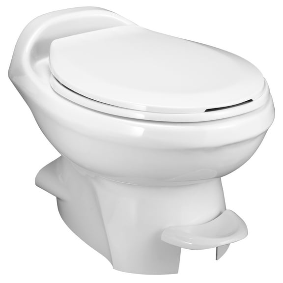 Thetford Aqua-Magic Style Plus RV Toilet, Low, White, 34433,12-15/16 x 21-13/16 x 16 in