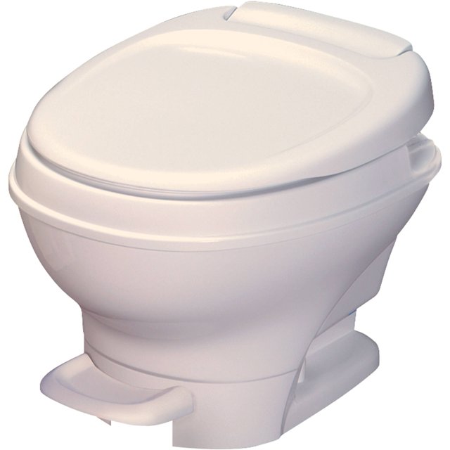 Thetford Aqua-Magic VI Low Profile RV Toilet - White With Pedal Flush (Model 31833)