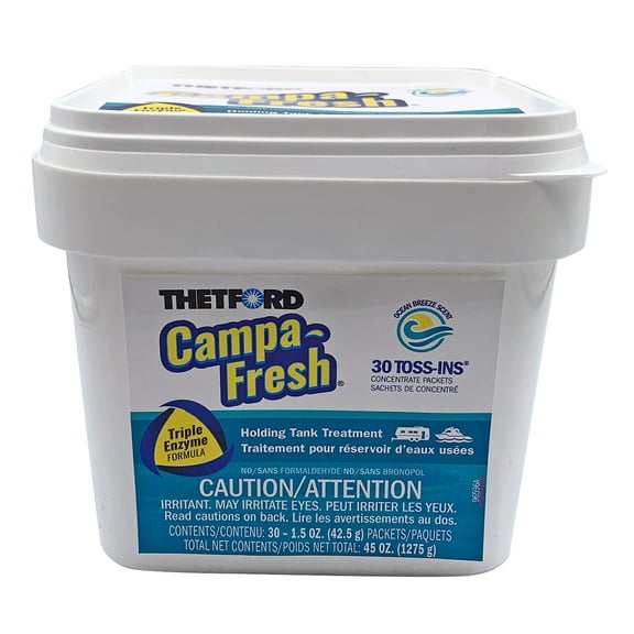 Thetford Campa-Fresh Ocean Breeze 30-count Toss-Ins Holding Tank Treatment