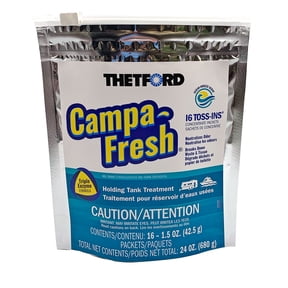 Thetford Campa-Fresh® Ocean Breeze RV and Marine Holding Tank Treatment, 16-Ct Toss-Ins (96698)