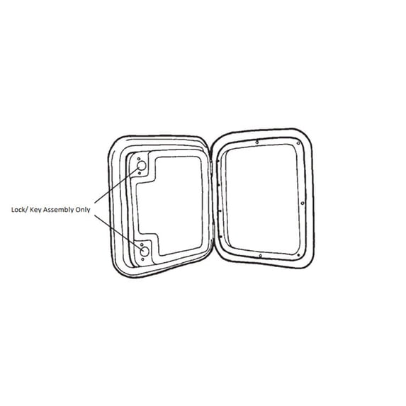Thetford Marine 2680580 Cassette Access Door