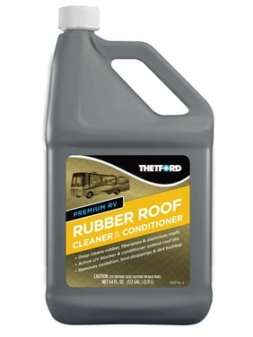 Thetford Premium Rv Rubber Roof Cleaner & Conditioner - Non-toxic/Non-abrasive 64 oz - PN 96016