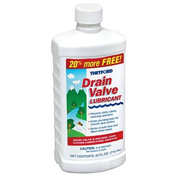Thetford TH177514, 24 oz, Drain Valve Lubricant for RV Water System, High-Quality Construction